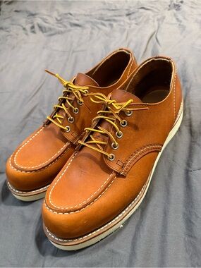 Red wing moc toe Oxford shoe size 11.5 Oro , mint
